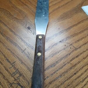 Wood Handle Metal Spatula